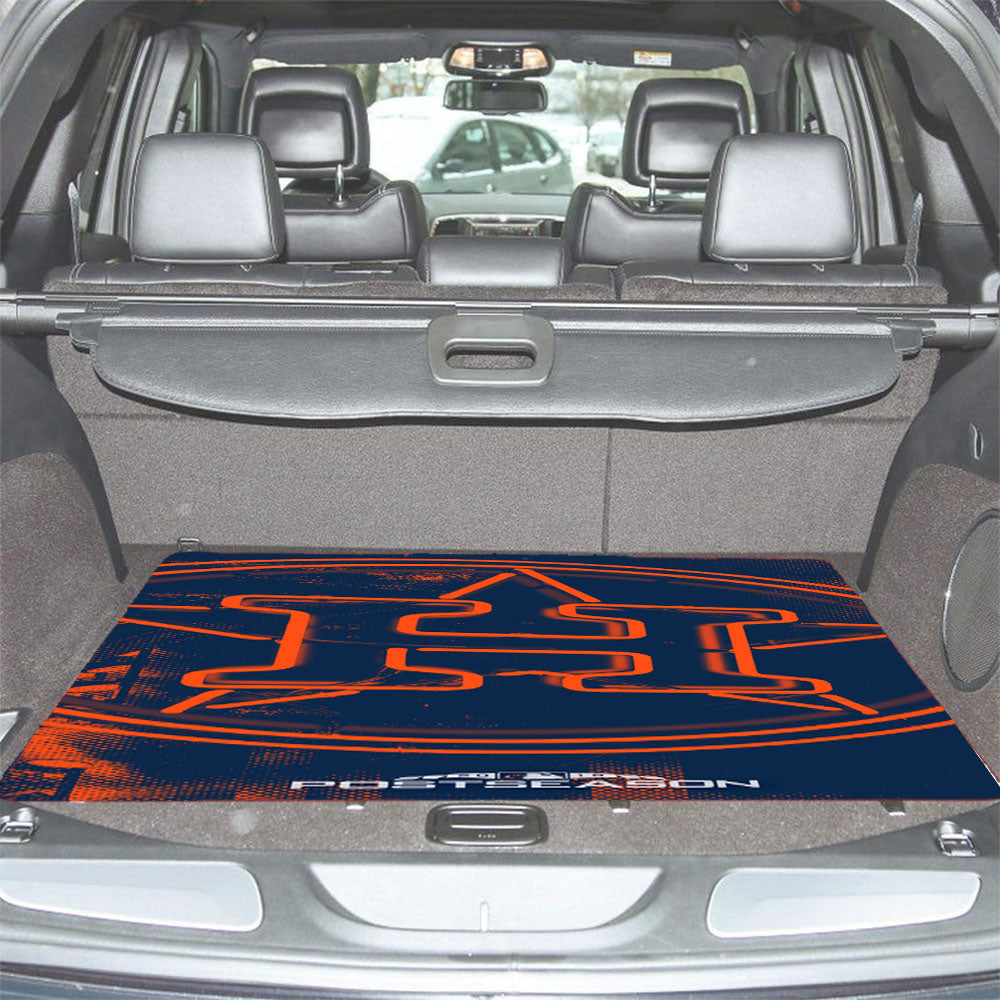 Houston Astros Mlb Wallpaper Car Trunk Mat Non Slip