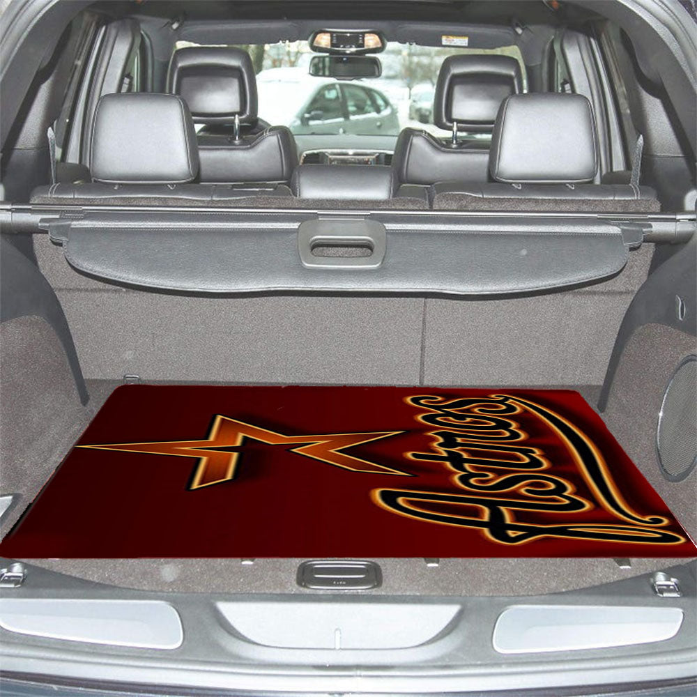 Houston Astros Red Car Trunk Mat Non Slip