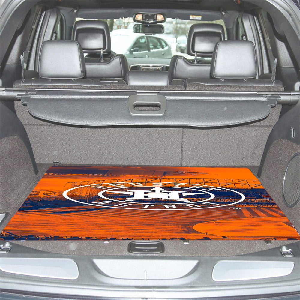 Houston Astros Wallpaper Car Trunk Mat Non Slip