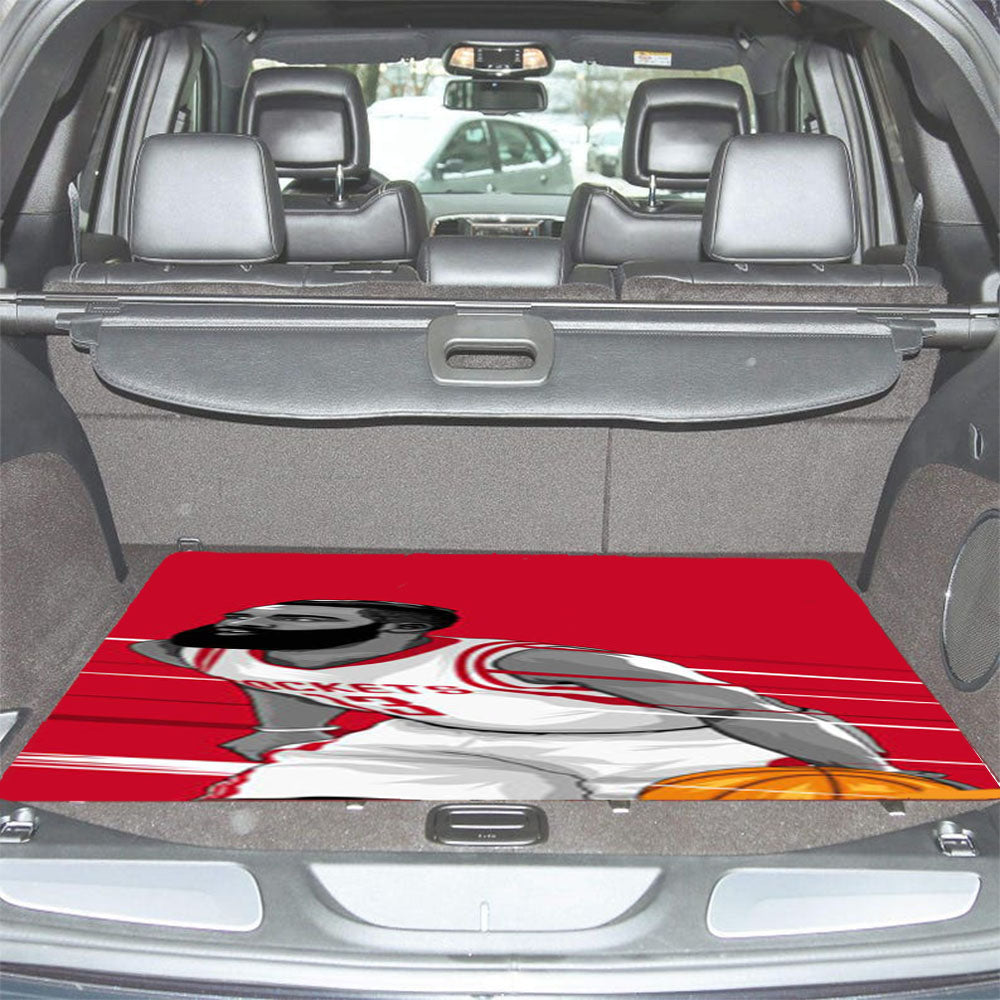 Houston Rockets James Harden Car Trunk Mat Non Slip