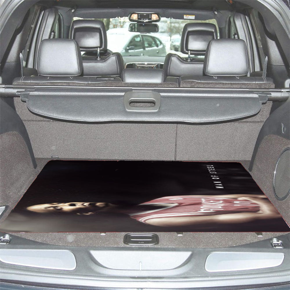 Houston Rockets Man Of Steel Car Trunk Mat Non Slip