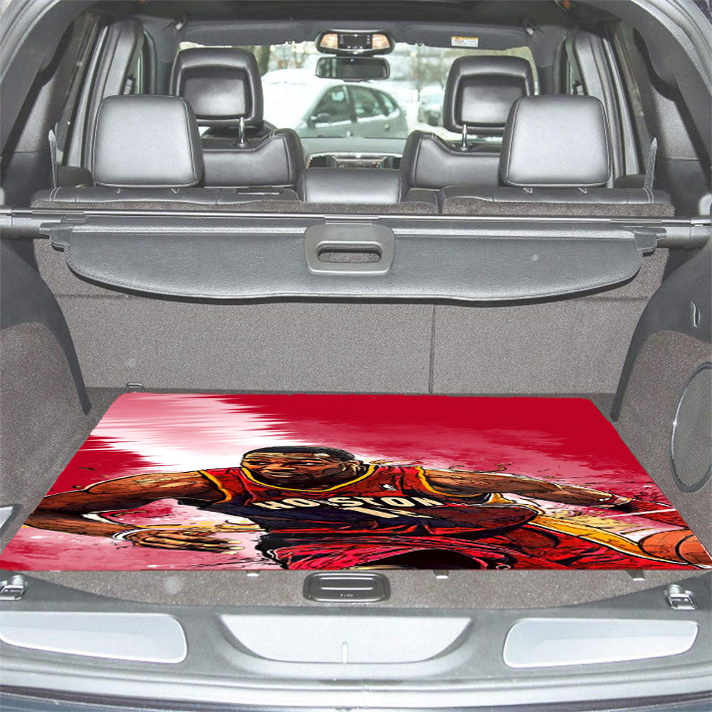 Houston Rockets Player Car Trunk Mat Non Slip