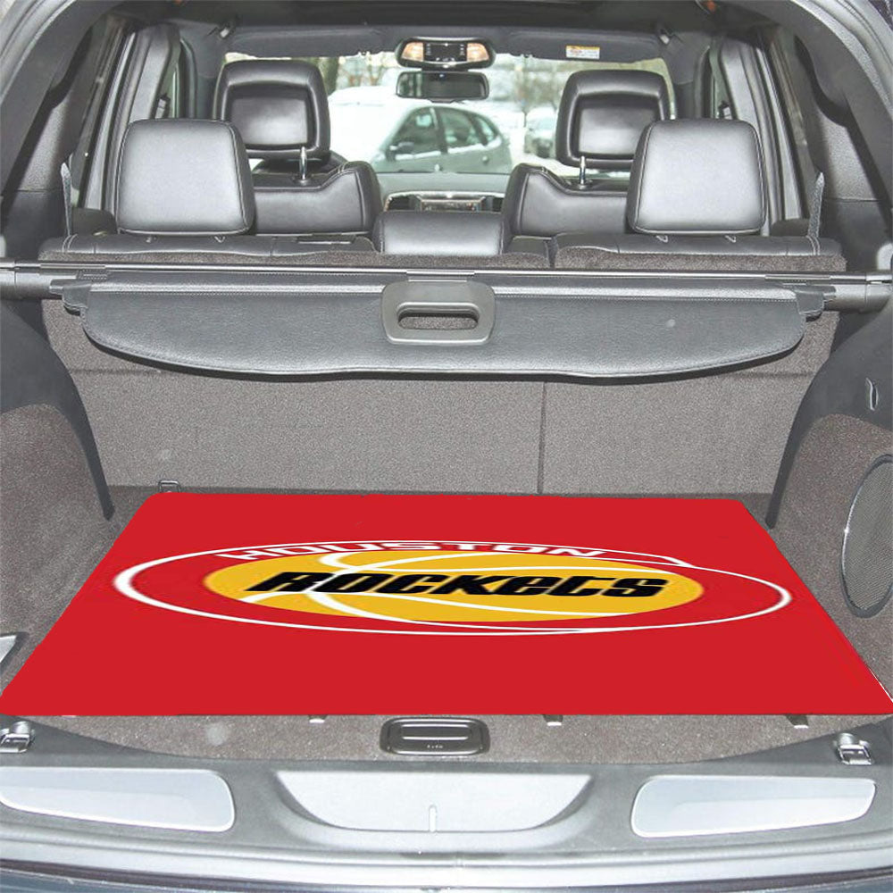 Houston Rockets Red Logo Car Trunk Mat Non Slip