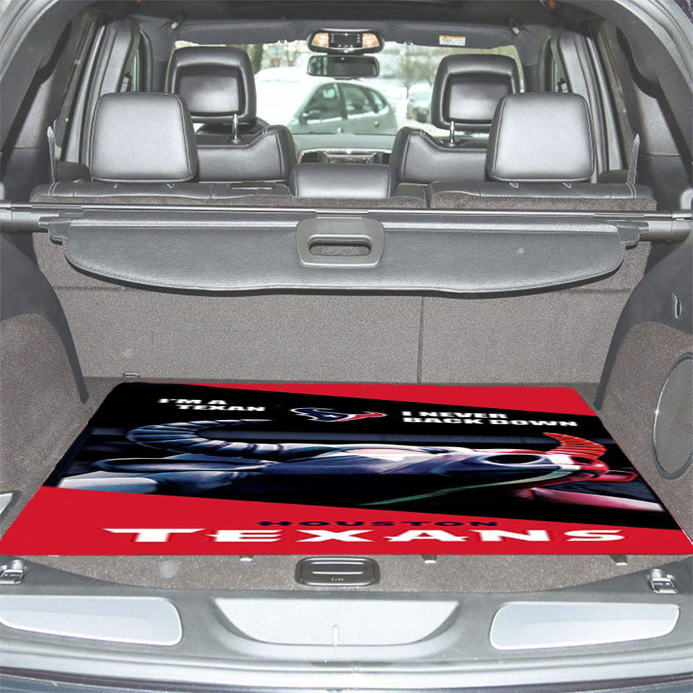 Houston Texans 2 Car Trunk Mat Non Slip