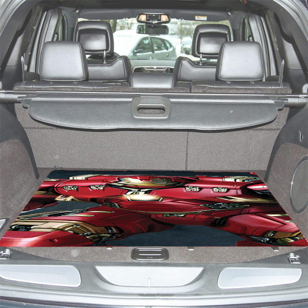 Hulk Buster Iron Man Car Trunk Mat Non Slip