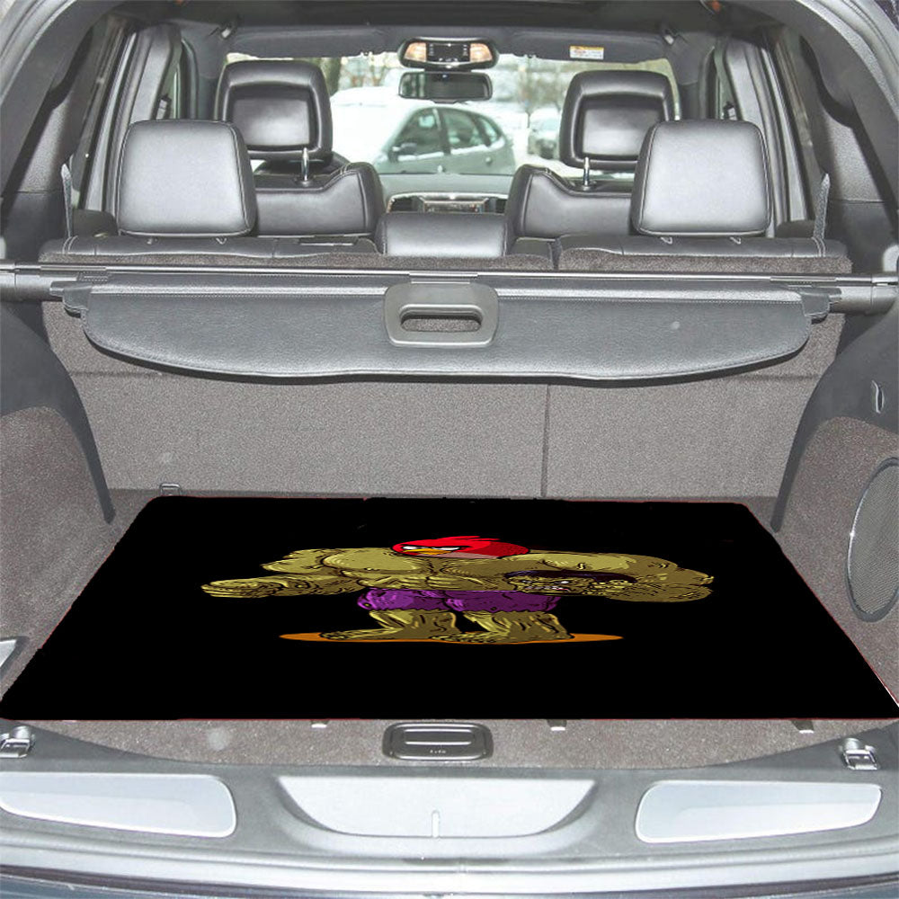 Hulk X Angry Red Bird Car Trunk Mat Non Slip