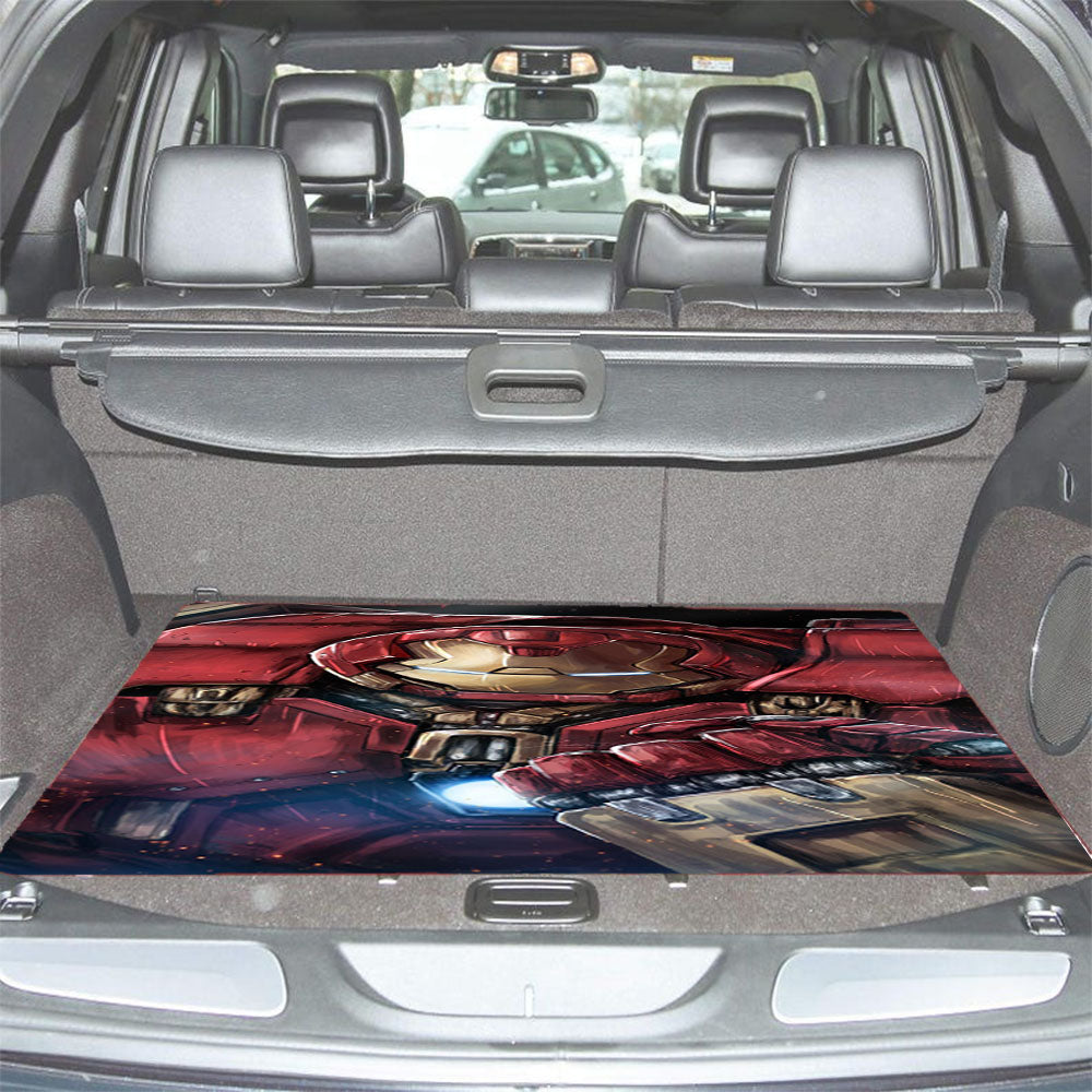 Hulkbuster Iron Man Car Trunk Mat Non Slip