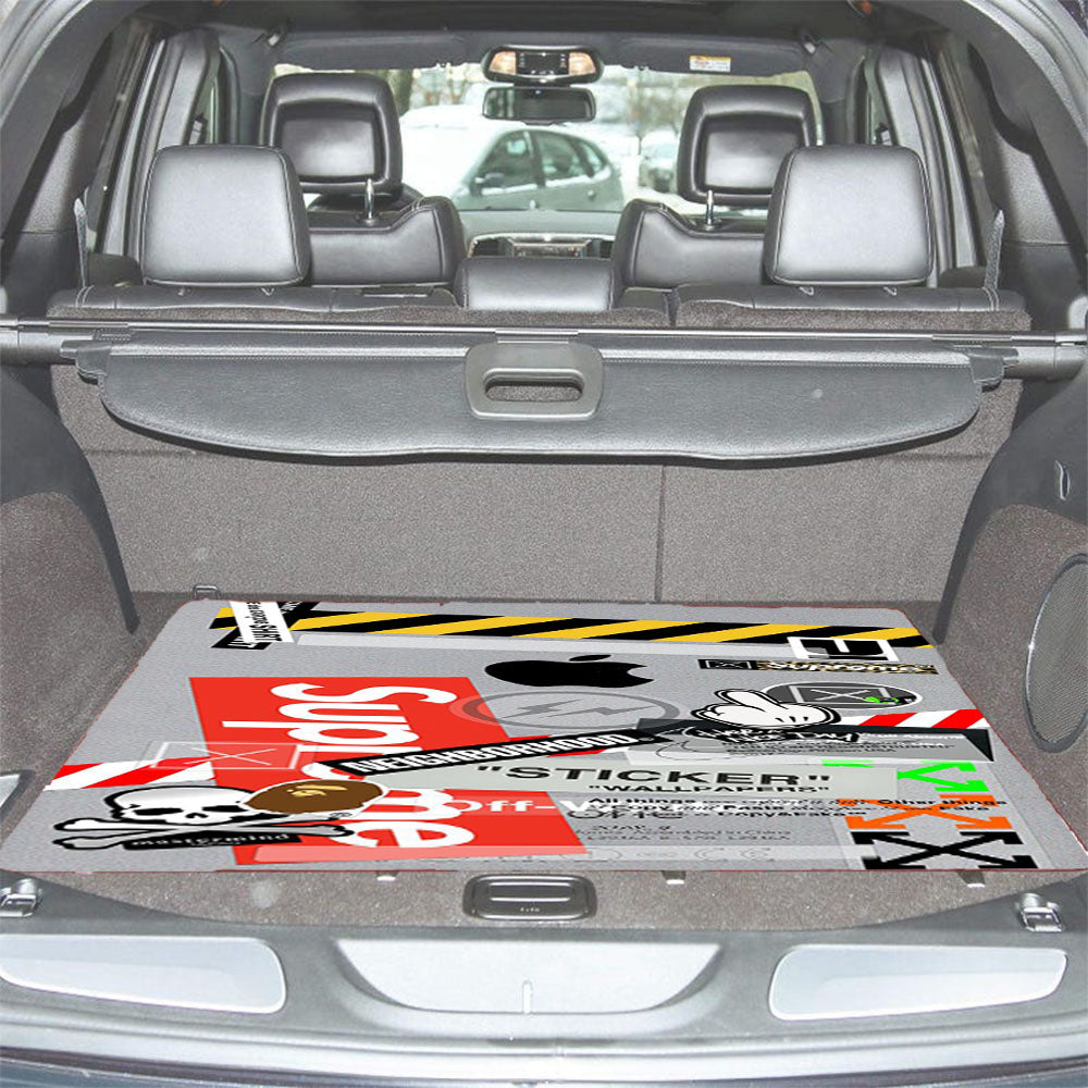 Hypebeast Sticker Car Trunk Mat Non Slip