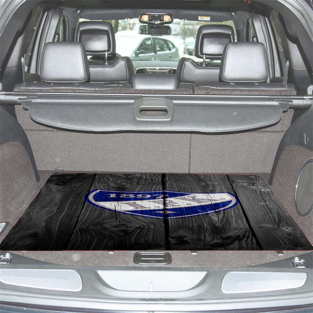 Ifk Helsinki Hifk Nhl Logo Dark Wood Wallpaper Car Trunk Mat Non Slip