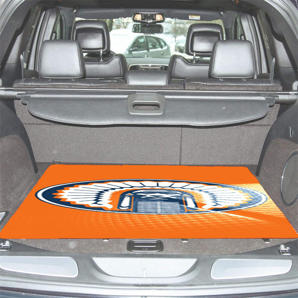 Illinois Icon Logo Car Trunk Mat Non Slip