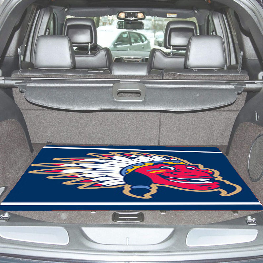 Indian Face Carttoon Car Trunk Mat Non Slip