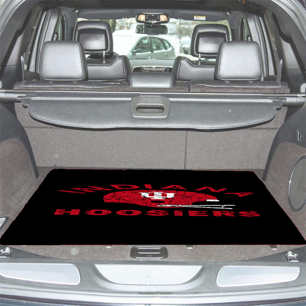 Indiana Hoosiers Helmet Car Trunk Mat Non Slip