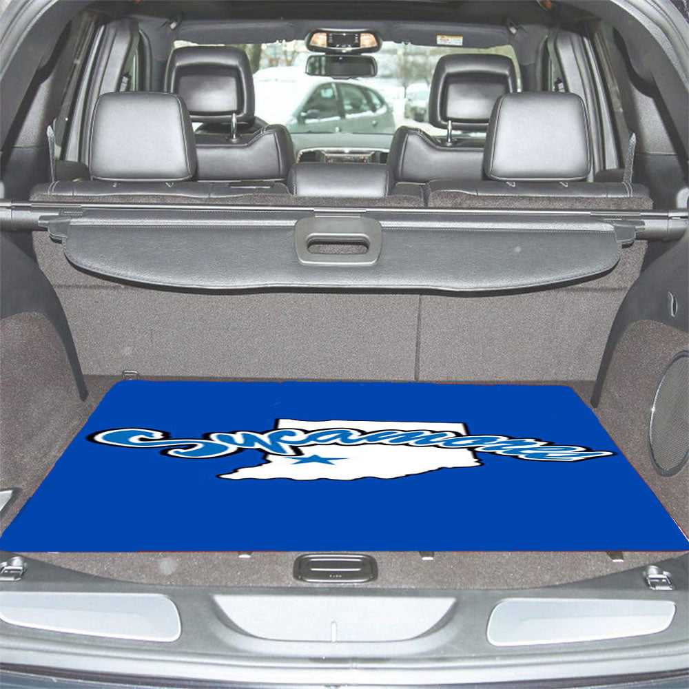 Indiana State University Logo Car Trunk Mat Non Slip