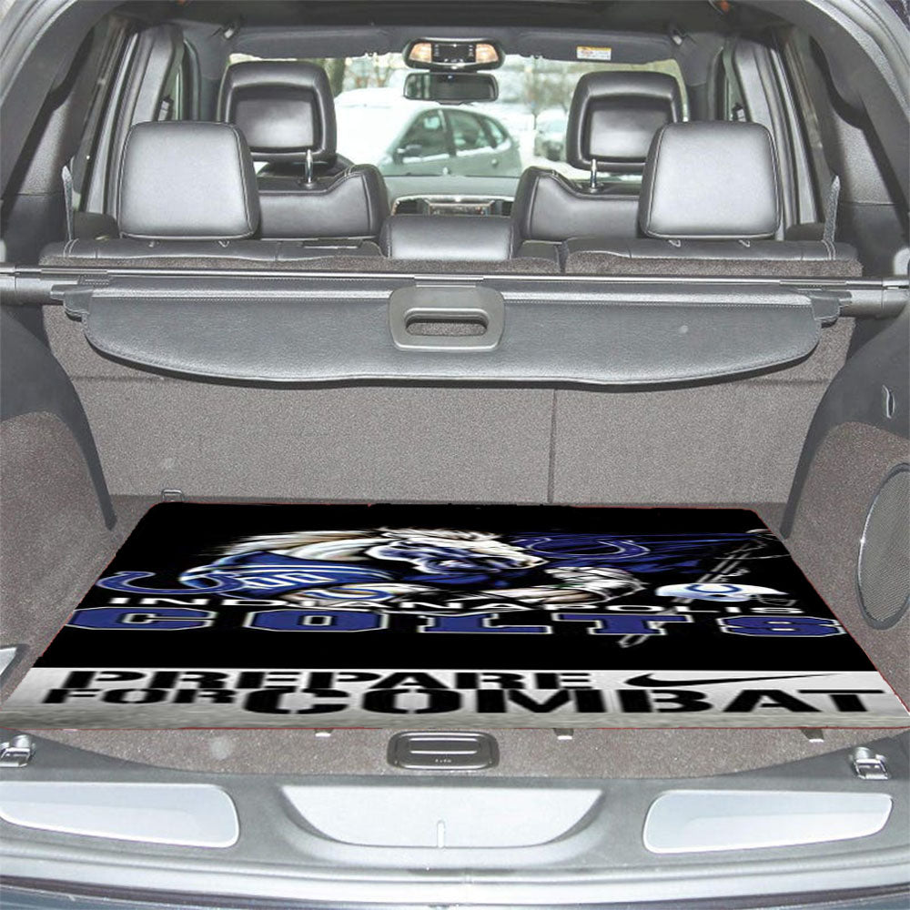Indy Colts Horse Logo Prepare Car Trunk Mat Non Slip