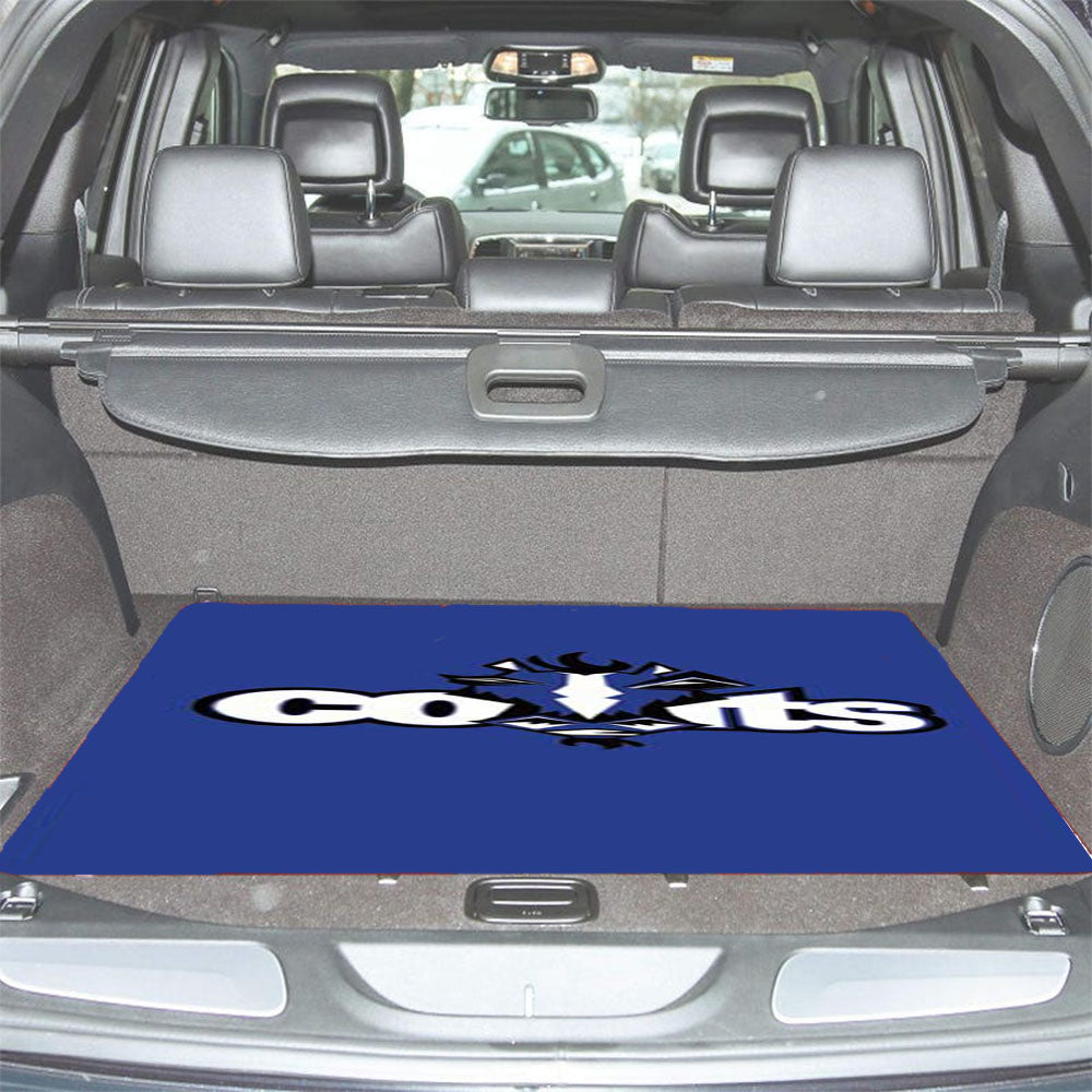 Indy Colts Logo Alt Car Trunk Mat Non Slip