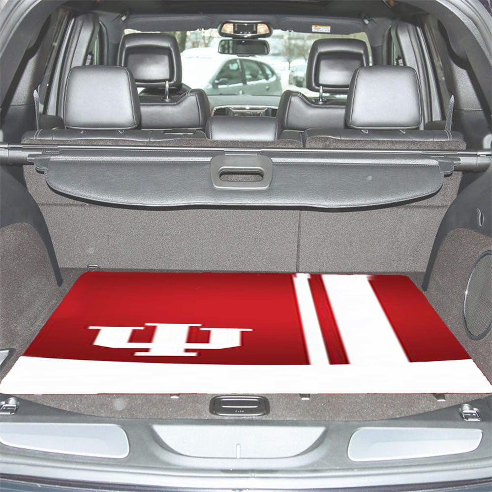 Indy Hoosiers Red Circle Car Trunk Mat Non Slip