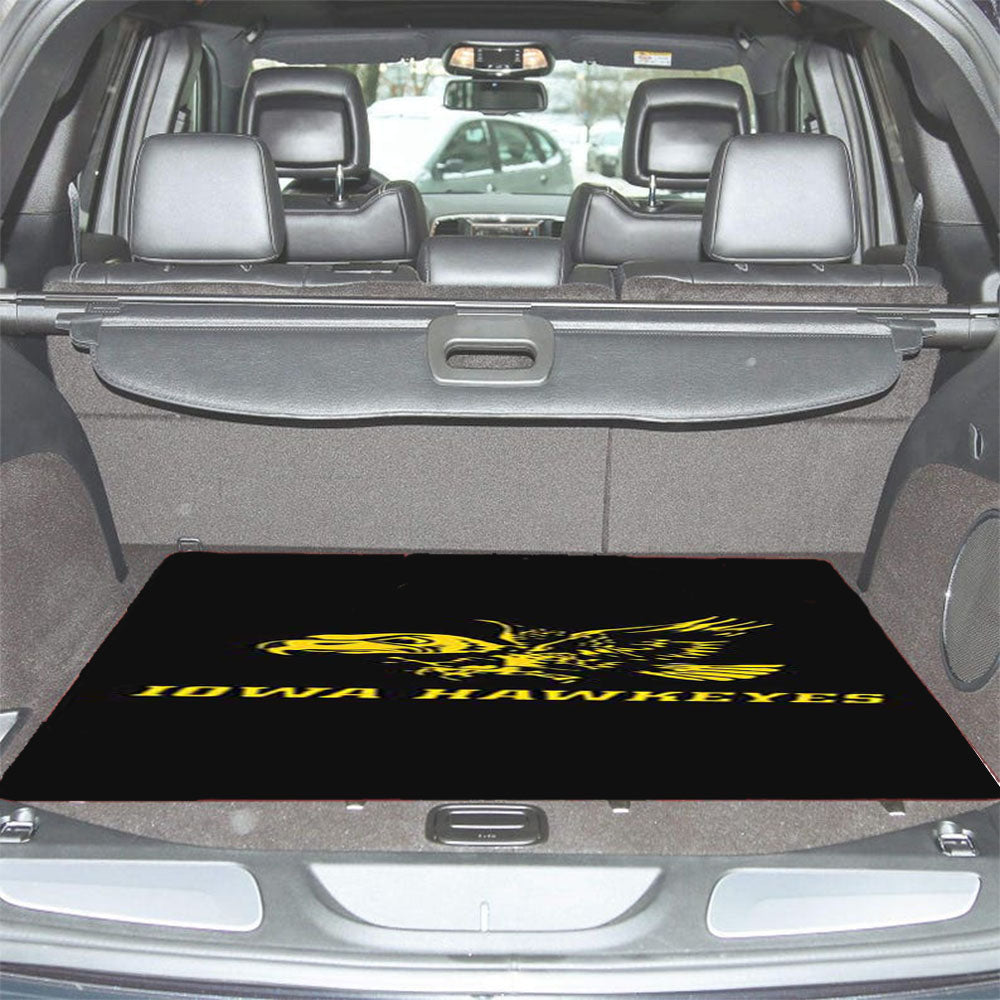 Iowa Hawkeyes Bird Logo Car Trunk Mat Non Slip