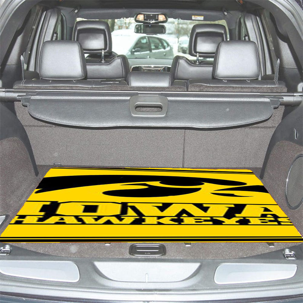 Iowa Hawkeyes Logo Car Trunk Mat Non Slip