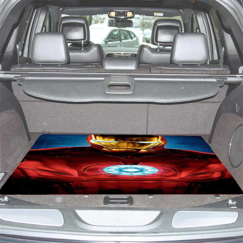 Iron Man Wallpaper Mobile Car Trunk Mat Non Slip