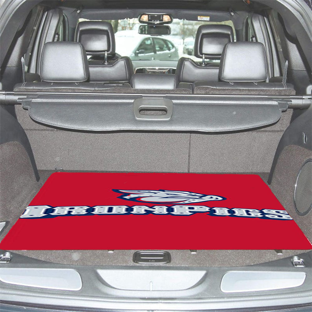 Ironpigs Baseball Logo Red Car Trunk Mat Non Slip