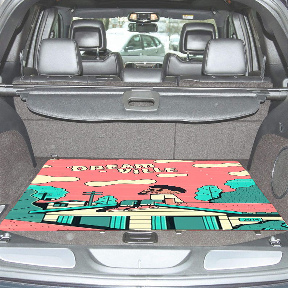 J Cole Dream Ville Car Trunk Mat Non Slip