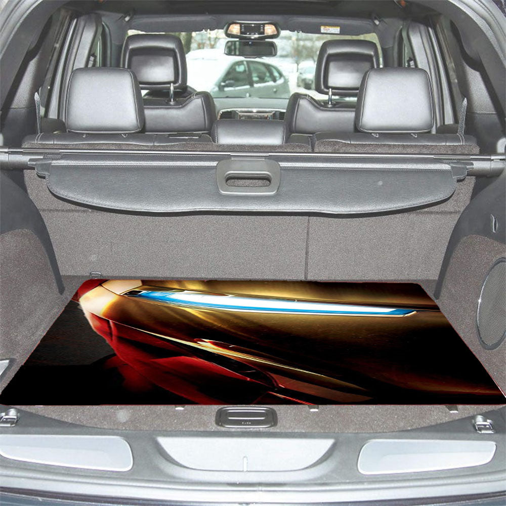 Jarvis Iron Man Wallpaper Car Trunk Mat Non Slip