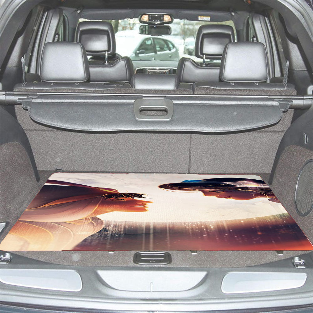 Jasmine Aladdin Wallpaper Car Trunk Mat Non Slip