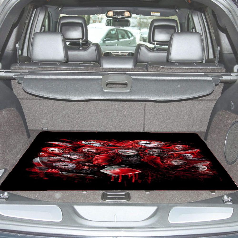 Jason Voorhees Horror Car Trunk Mat Non Slip