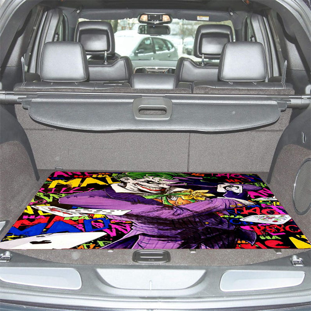 Joker Art Card Wallpapers Car Trunk Mat Non Slip