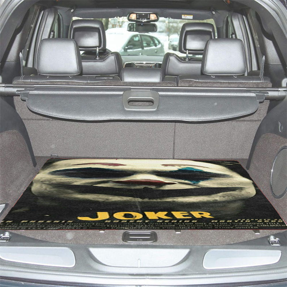 Joker Face Fake Smile Haha Car Trunk Mat Non Slip