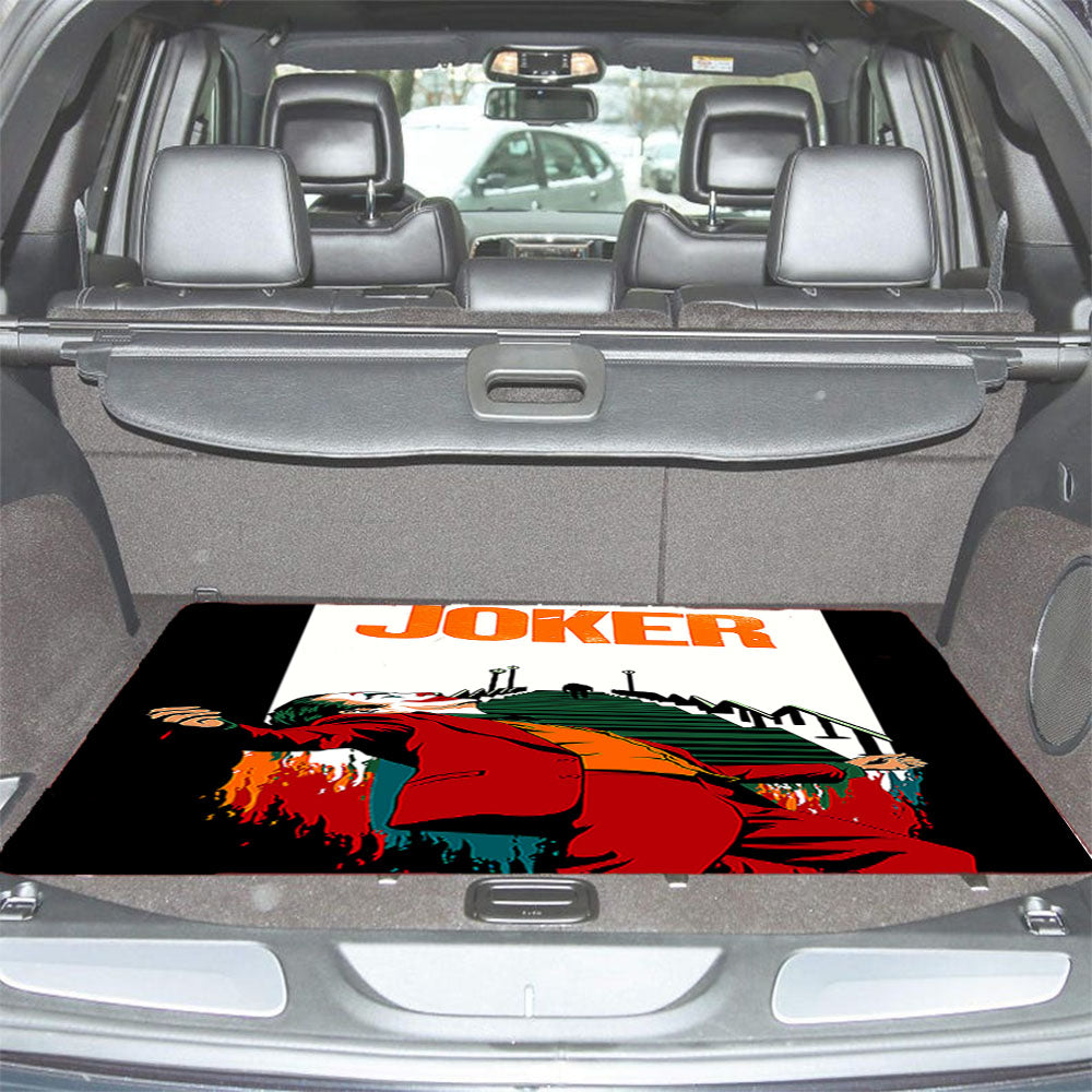 Joker Paint Art Poster Car Trunk Mat Non Slip