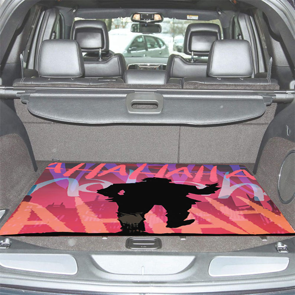 Joker Quote Hahaha Car Trunk Mat Non Slip