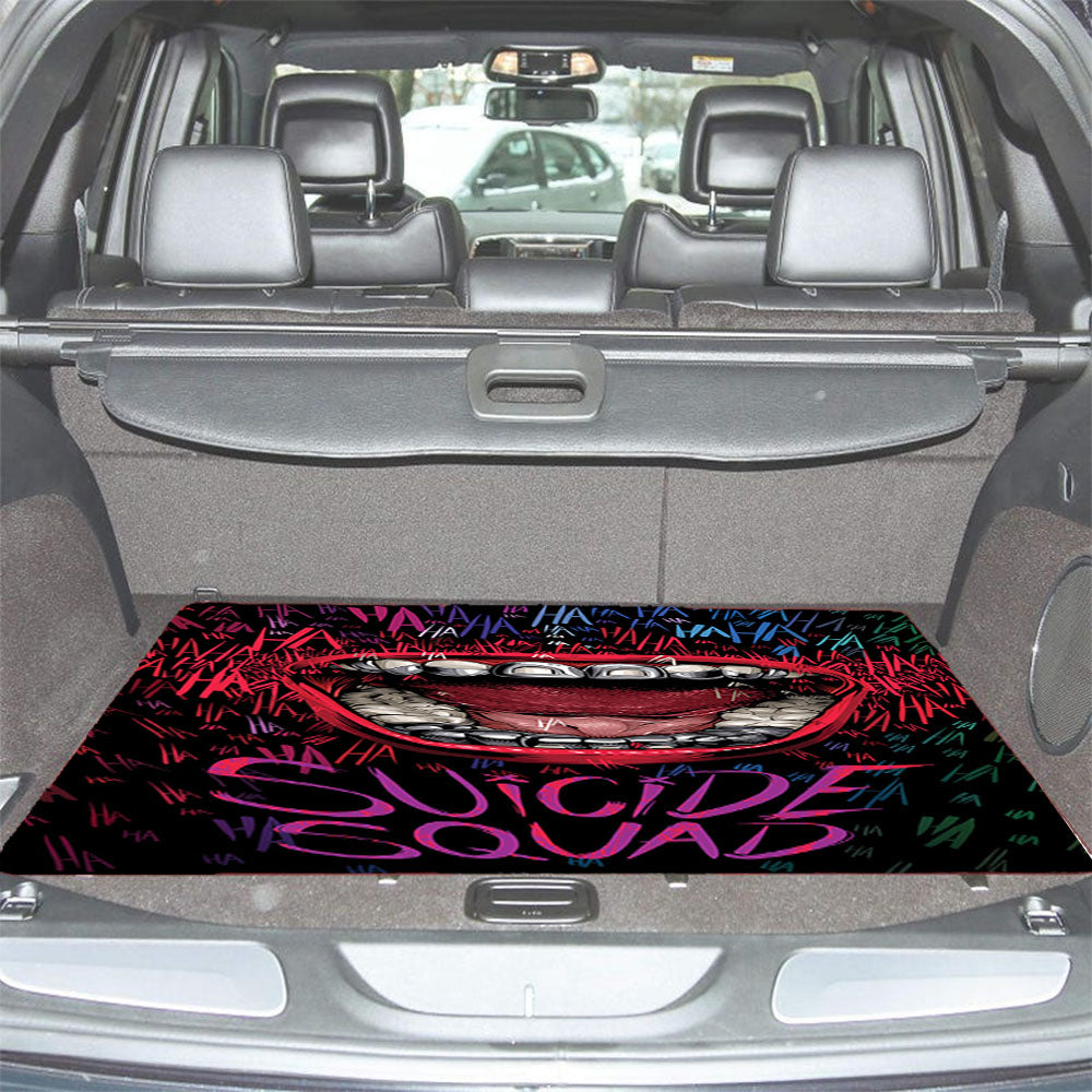 Joker Suicide Squad Poster Car Trunk Mat Non Slip