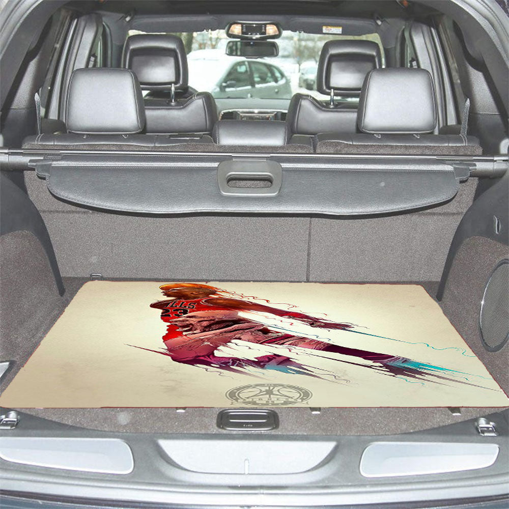 Jordan Bulls 23 Car Trunk Mat Non Slip