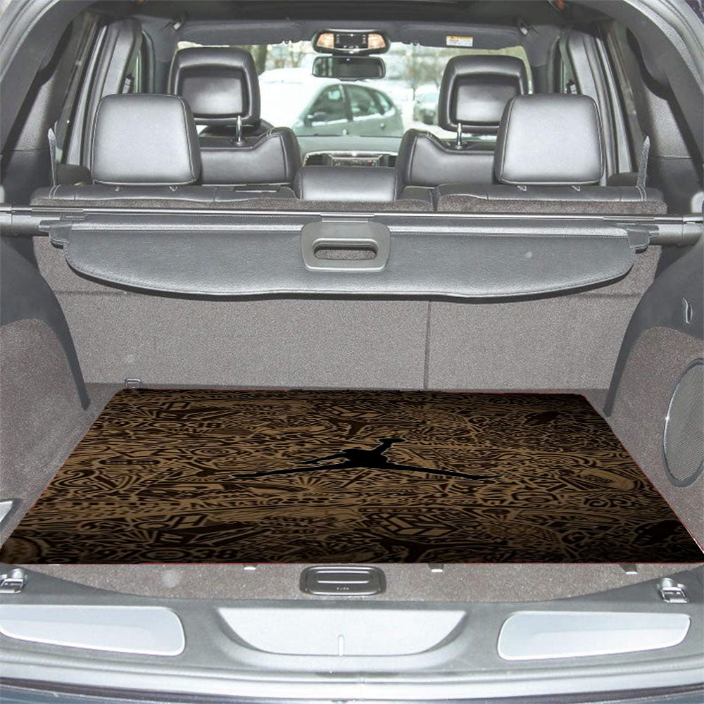 Jordan Pattern Car Trunk Mat Non Slip