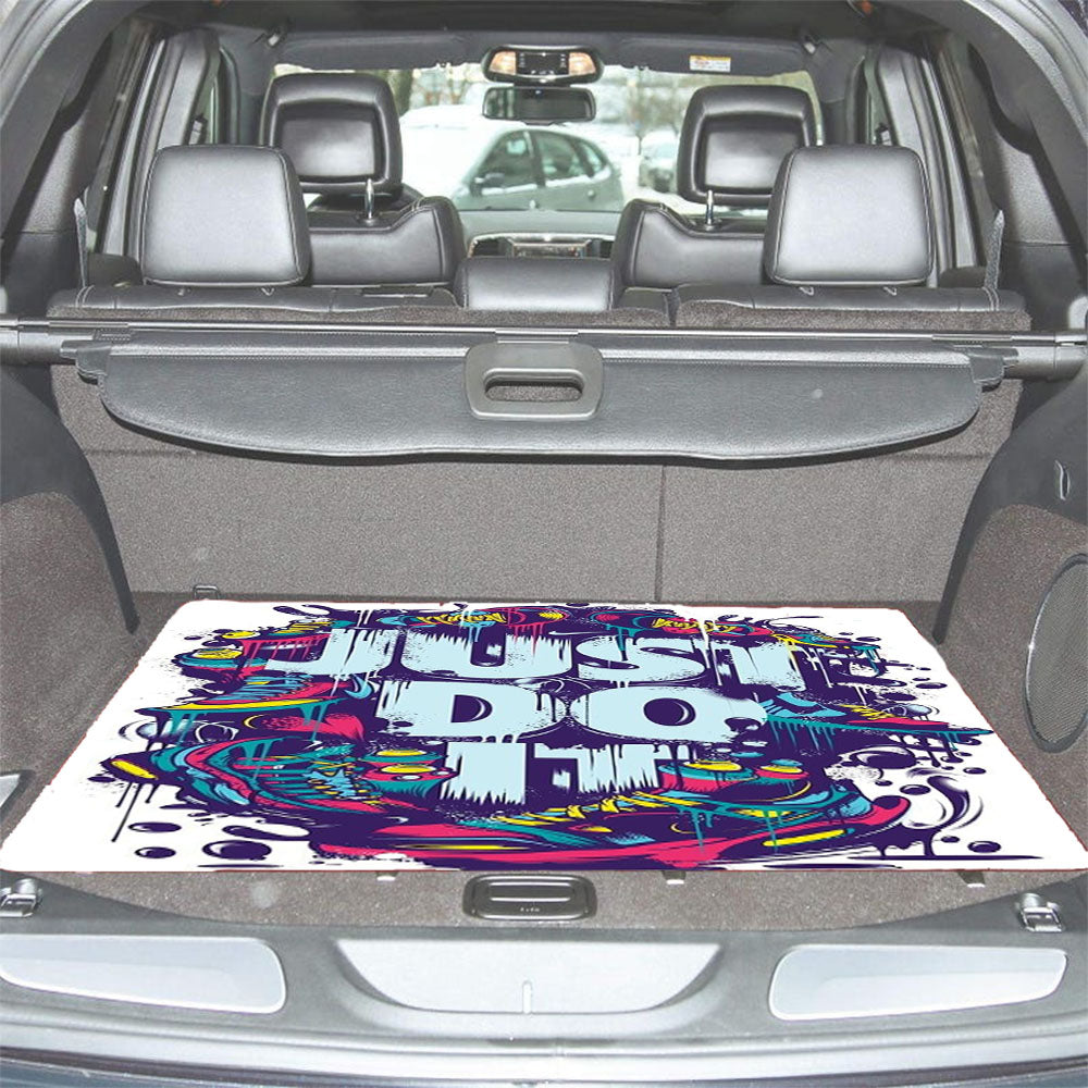 Just Do It Art Car Trunk Mat Non Slip