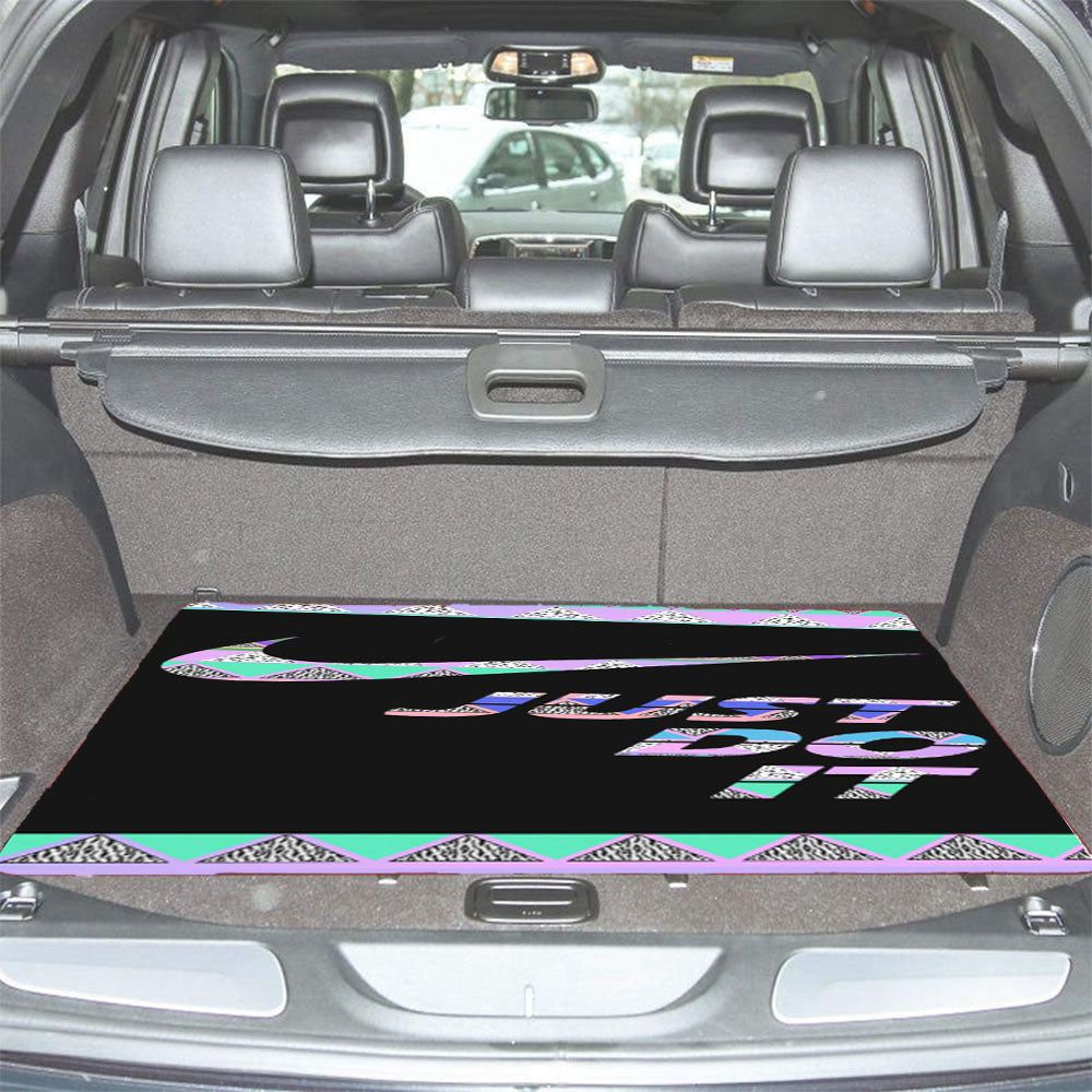 Just Do It Aztec Pastel Car Trunk Mat Non Slip