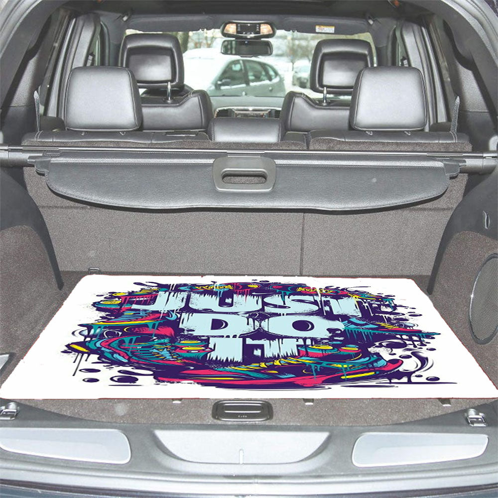 Just Do It Nike Art Shoes Car Trunk Mat Non Slip