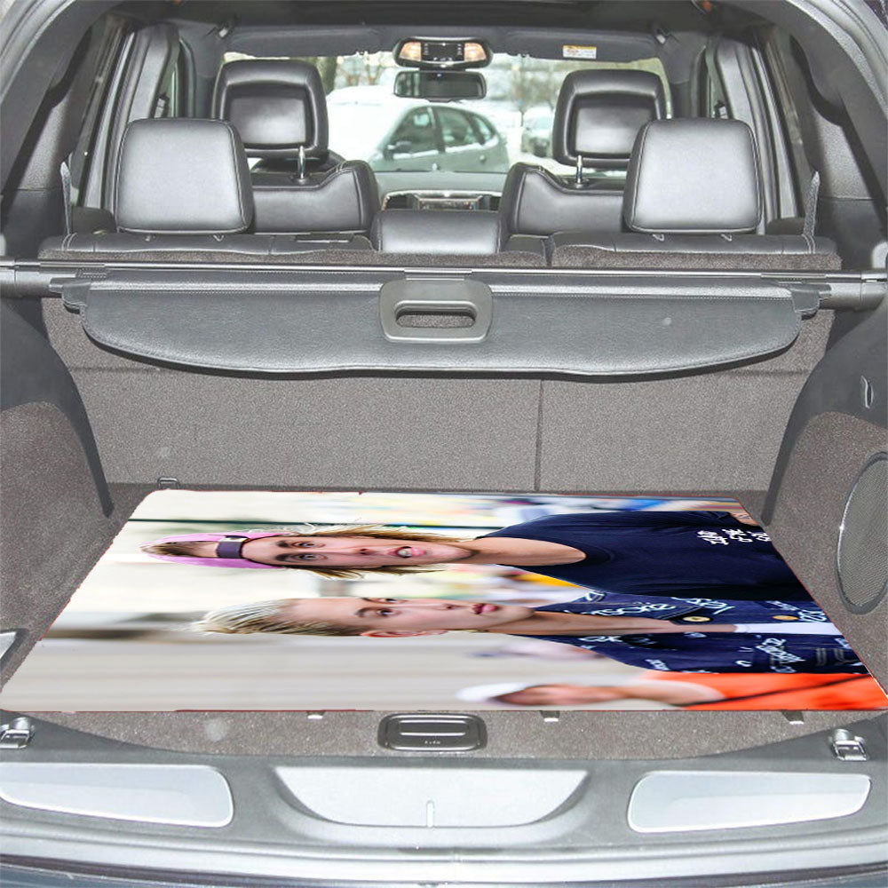 Justin Bieber Hailey Baldwin Engagement Car Trunk Mat Non Slip