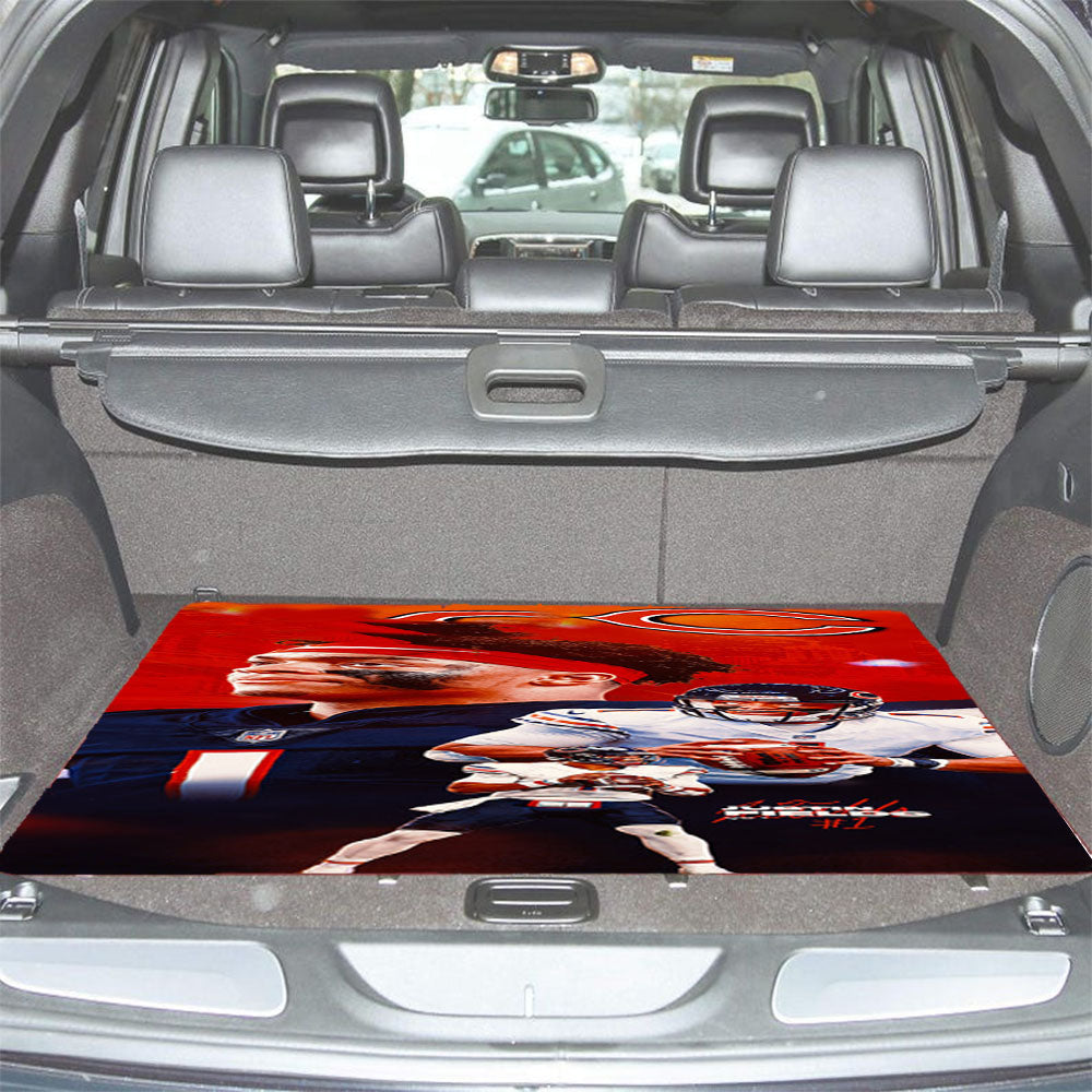 Justin Fields Chicago Bears Car Trunk Mat Non Slip