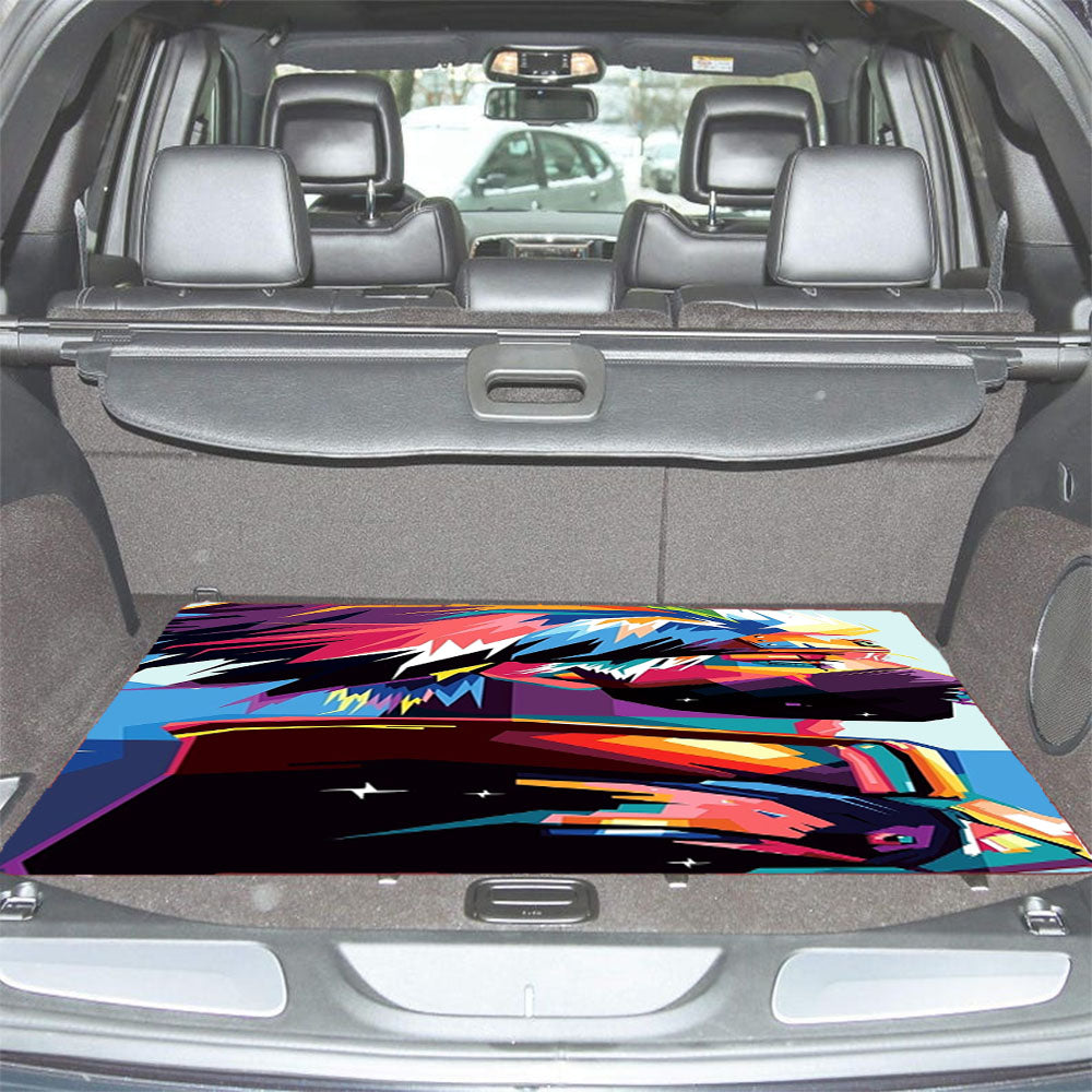 Kakashi Hatake Art Wallpaper Car Trunk Mat Non Slip