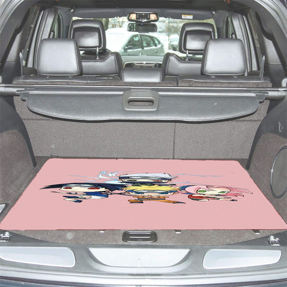 Kakashi Sasuke Naruto Sakura Team Car Trunk Mat Non Slip