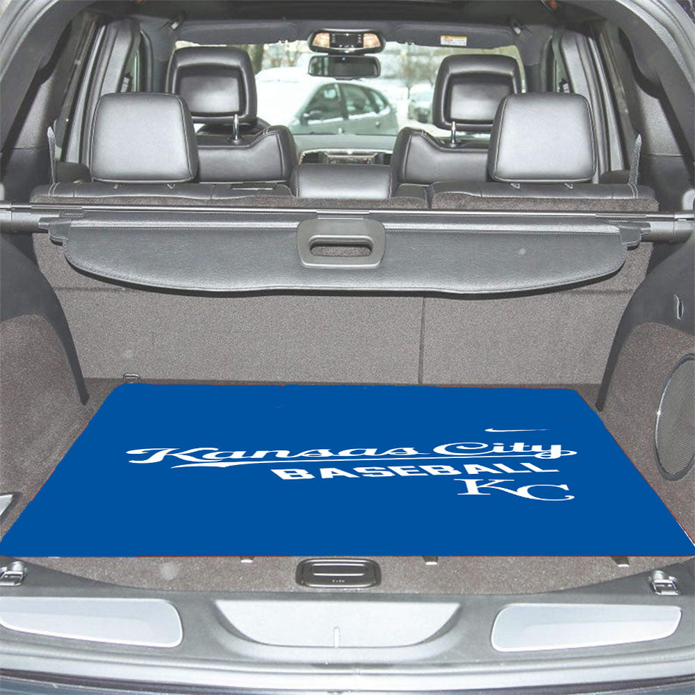 Kansas City Kc Baseball Wallpaper Car Trunk Mat Non Slip