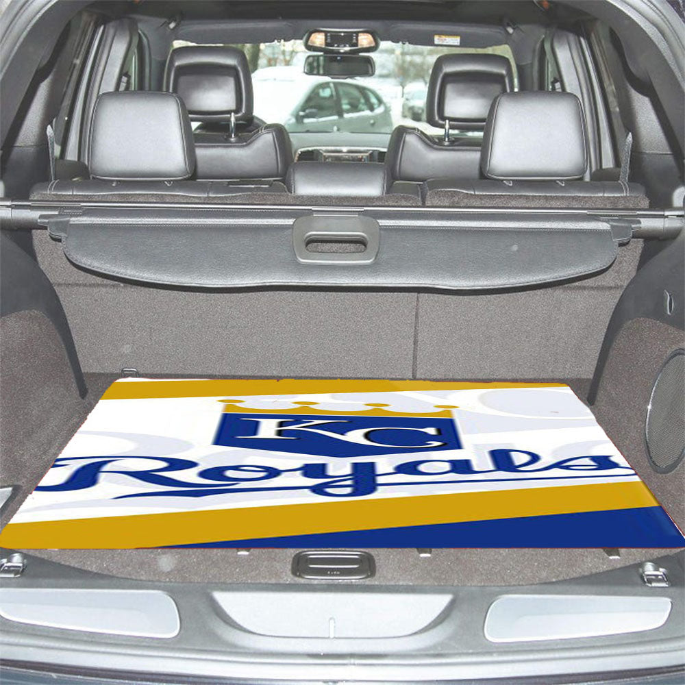 Kansas City Royals Mlb Sport Logo Car Trunk Mat Non Slip