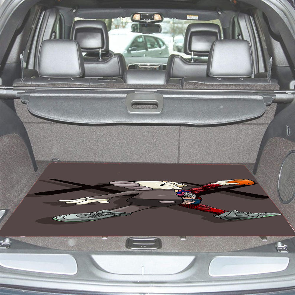 Kaws Basketball Car Trunk Mat Non Slip