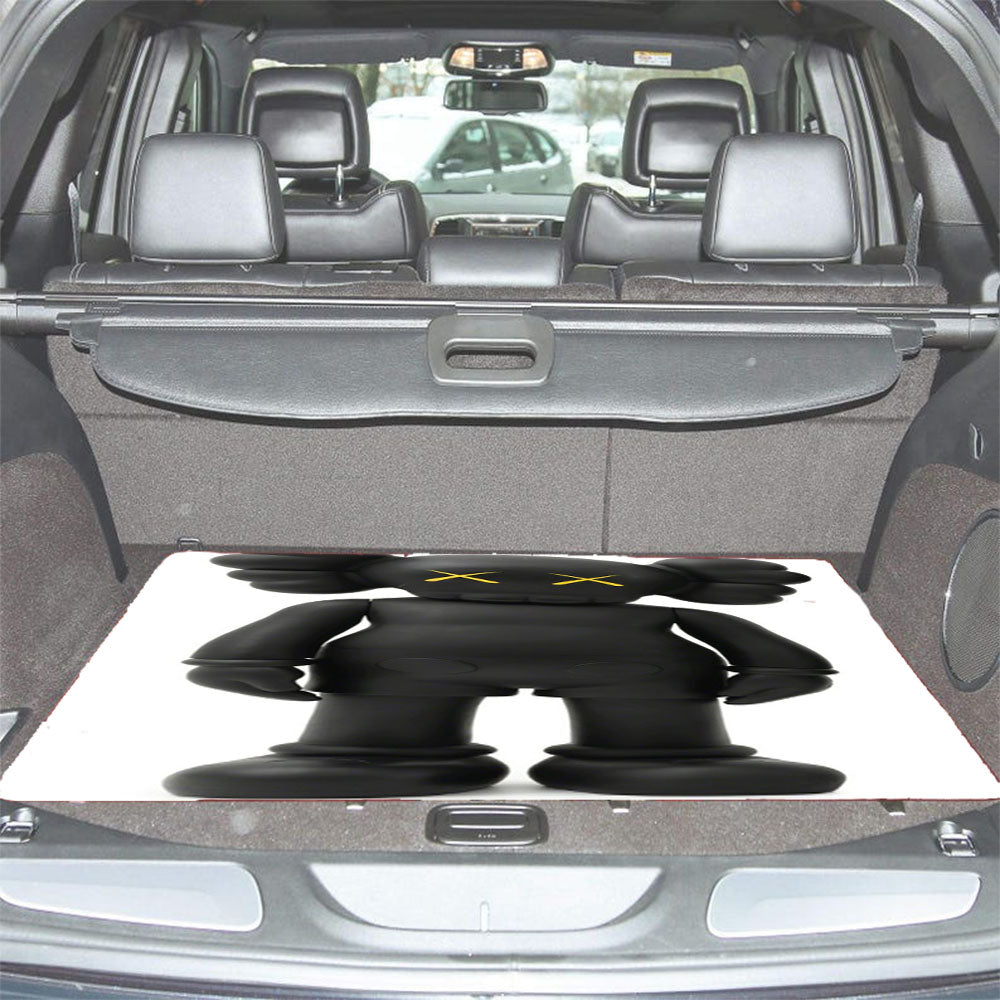 Kaws Companion Open Edition Vinyl Black Car Trunk Mat Non Slip