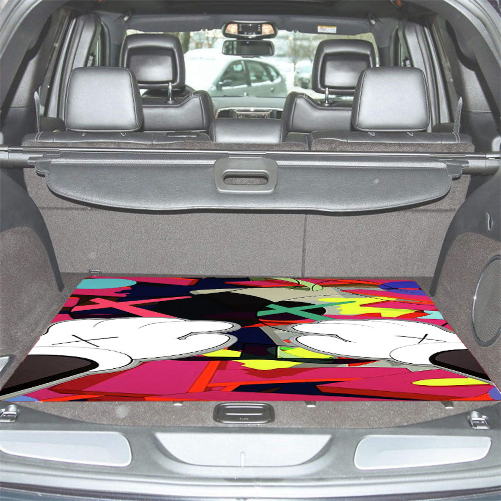 Kaws Paws Car Trunk Mat Non Slip