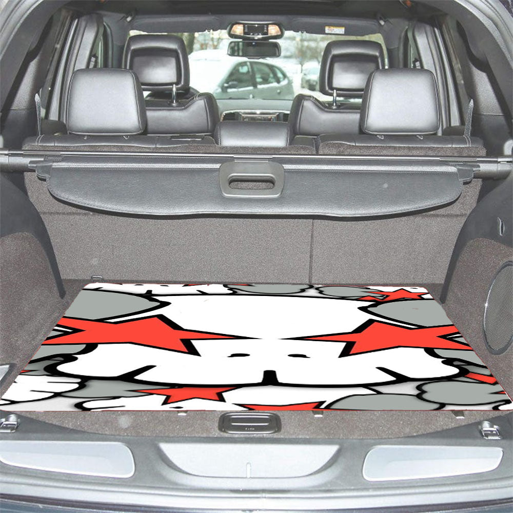 Kaws Star Pattern Car Trunk Mat Non Slip