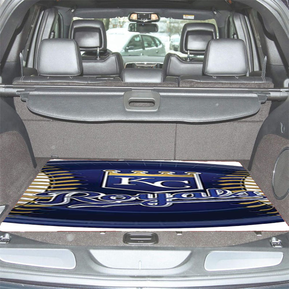 Kc Royals Plate Car Trunk Mat Non Slip
