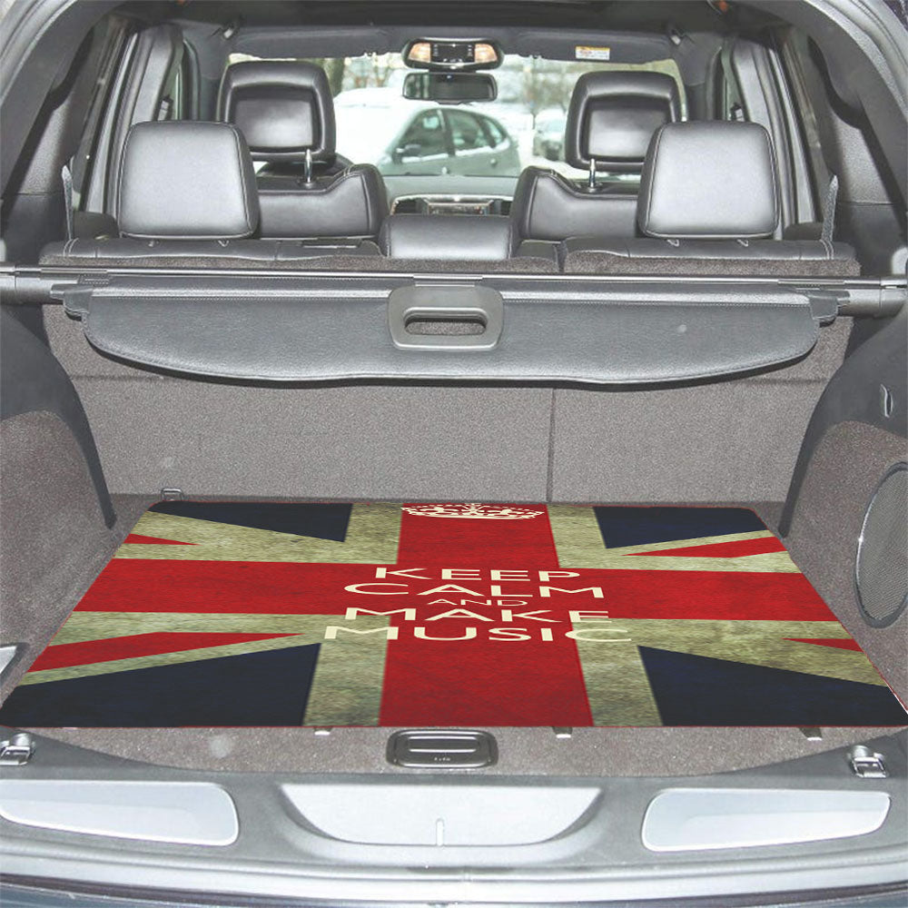 Keep Calm And Make Music Car Trunk Mat Non Slip